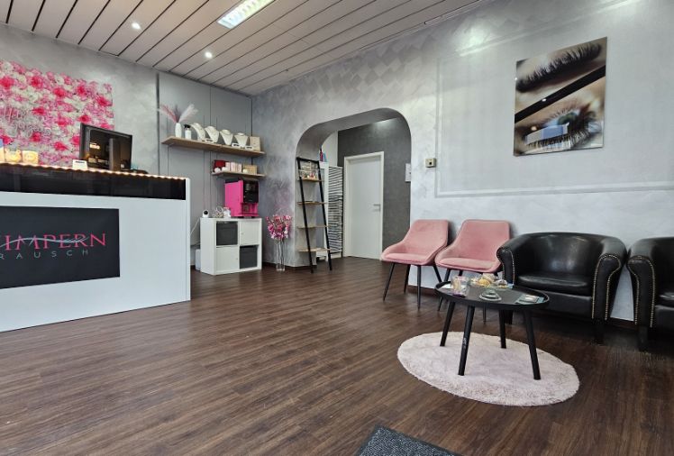 Studio Wimpernrausch Empfangsbereich Entspannung