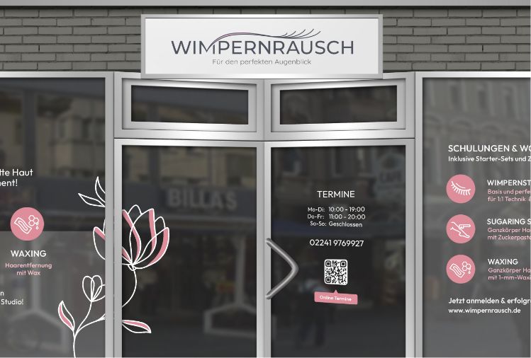 Wimpernrausch Lage und Anfahrt